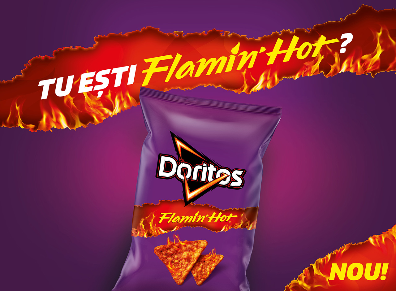 PepsiCo aduce Doritos Flamin' Hot în România, oferind o experiență senzorială explozivă